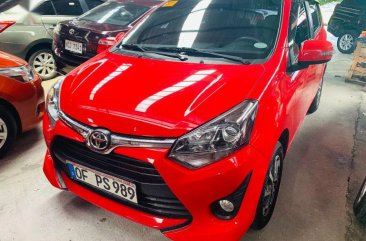 Red Toyota Wigo 2019 for sale in Quezon City