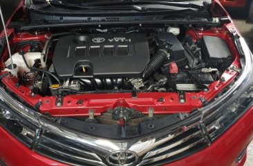 Red Toyota Altis 2017 at 10000 km for sale in Quezon City