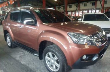 Selling Brown Isuzu Mu-X 2017 Automatic Diesel 