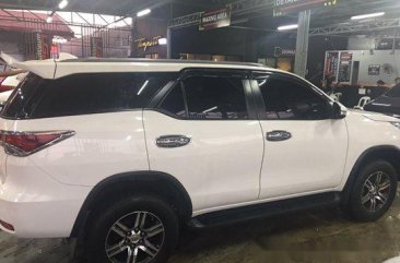 White Toyota Fortuner 2016 Automatic Diesel for sale