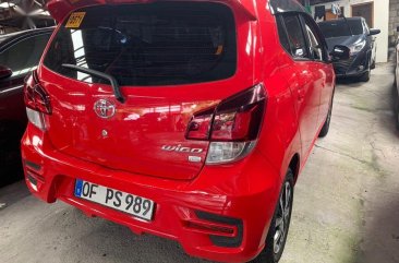 Sell Red 2019 Toyota Wigo Automatic Gasoline in Quezon City