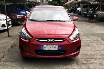 Red Hyundai Accent 2018 Automatic Diesel for sale in Cainta