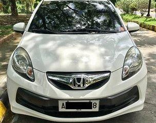 Sell White 2015 Honda Brio at 40000 km 