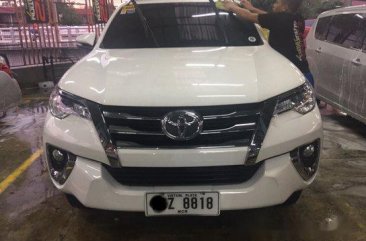 White Toyota Fortuner 2016 Automatic Diesel for sale