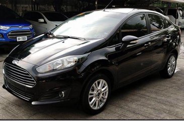 Black Ford Fiesta 2016 Automatic Gasoline for sale in Cainta