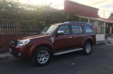 Sell Red 2014 Ford Everest at 53000 km 
