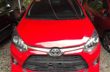 Sell Red 2018 Toyota Wigo Hatchback in Quezon City