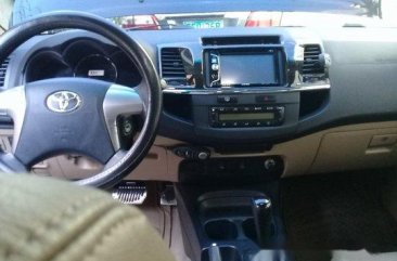 Black Toyota Fortuner 2014 for sale in Parañaque