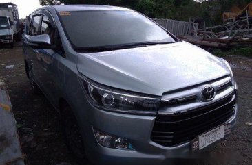 Silver Toyota Innova 2017 Manual Gasoline for sale in Davao City