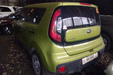 Selling Green Kia Soul 2018 Manual Diesel at 13000 km in Makati