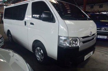 White Toyota Hiace 2017 for sale in Quezon City