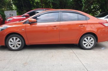 Orange Toyota Vios 2017 for sale in Quezon City