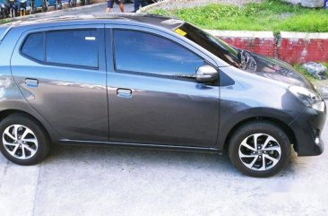 Grey Toyota Wigo 2018 at 40000 km for sale 