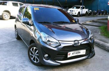 Grey Toyota Wigo 2018 at 40000 km for sale 