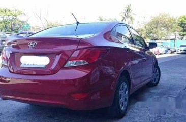 Red Hyundai Accent 2017 at 9000 km for sale 