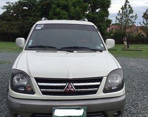 White Mitsubishi Adventure 2012 Manual Diesel for sale 