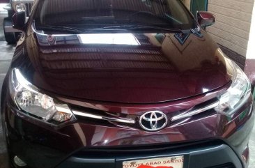 Selling Red Toyota Vios 2016 Sedan Manual Gasoline at 6000 km in Manila