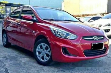 Red Hyundai Accent 2017 at 9000 km for sale 