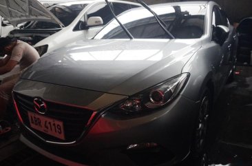 Grey Mazda 3 2015 Hatchback Automatic Gasoline for sale in Manila