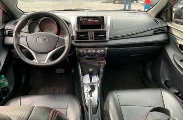 Red Toyota Yaris 2016 for sale in Quezon City