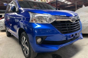 Blue Toyota Avanza 2018 Suv for sale in Quezon City