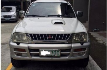 White Mitsubishi Strada 2001 for sale in Quezon City