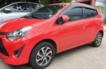 Red Toyota Wigo 2019 for sale in Automatic