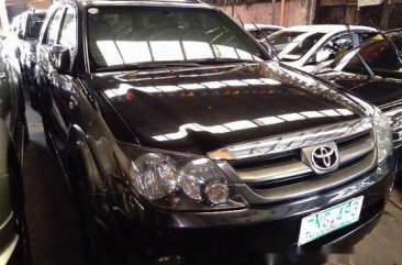 Selling Black Toyota Fortuner 2008 Automatic Gasoline at 79039 km in Antipolo