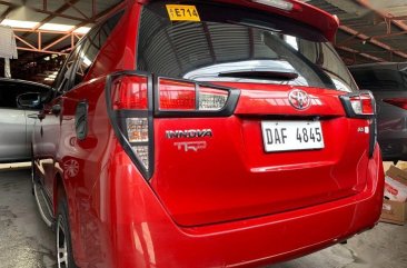 Red Toyota Innova 2017 for sale in Quezon City