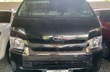 Selling Black Toyota Hiace 2018 Van at Manual Diesel in Marikina