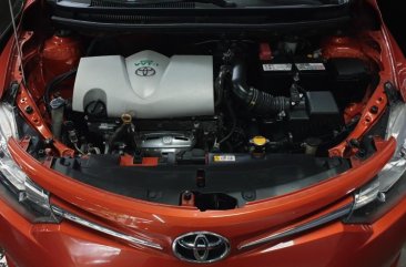 Orange Toyota Vios 2017 at 10000 km for sale in Quezon City