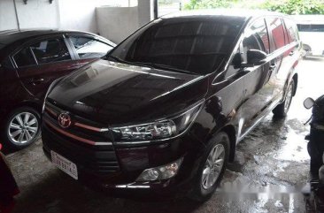 Selling Red Toyota Innova 2017 at 7700 km 