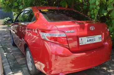 Selling Red Toyota Vios 2018 Manual Gasoline in Quezon City