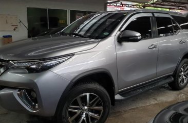 Silver Toyota Fortuner 2017 for sale in Quezon City