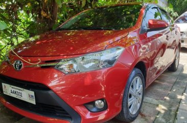 Selling Red Toyota Vios 2018 Manual Gasoline in Quezon City