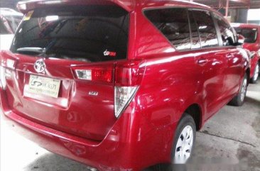 Red Toyota Innova 2017 Manual Diesel for sale in Manila