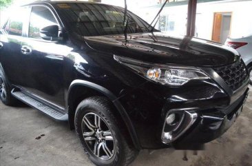 Selling Black Toyota Fortuner 2017 at 6800 km 