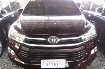 Selling Red Toyota Innova 2017 Automatic Diesel 