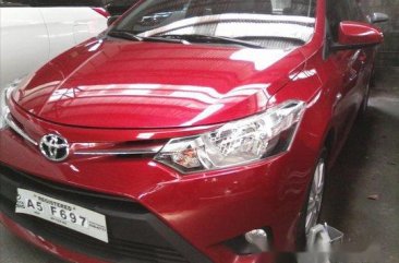 Red Toyota Vios 2018 Manual Gasoline for sale