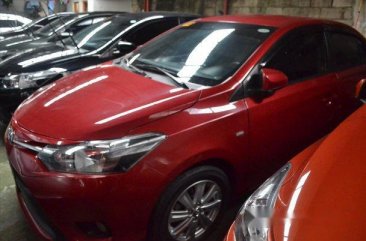 Red Toyota Vios 2017 Manual Gasoline for sale 