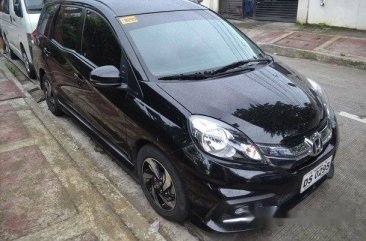 Black Honda Mobilio 2015 Automatic Gasoline for sale in Manila