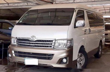 Selling White Toyota Hiace 2013 Automatic Diesel in Makati