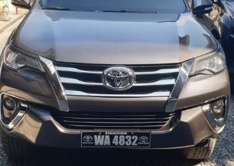 Selling 2nd Hand Toyota Fortuner 2017 Automatic Diesel at 9000 km in Quezon City