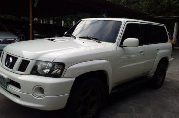 White Nissan Patrol 2009 Automatic Diesel for sale in Pasig