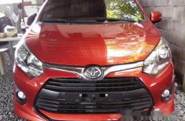 Selling Orange Toyota Wigo 2017 Automatic Gasoline 