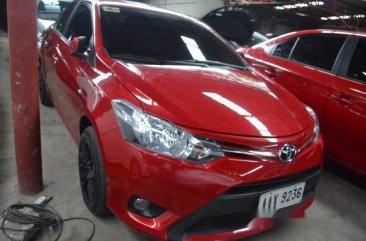 Red Toyota Vios 2014 at 18000 km for sale in Manila