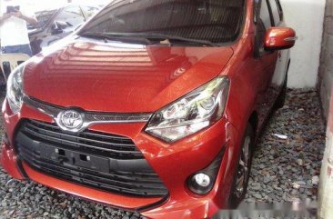 Selling Orange Toyota Wigo 2017 Automatic Gasoline 