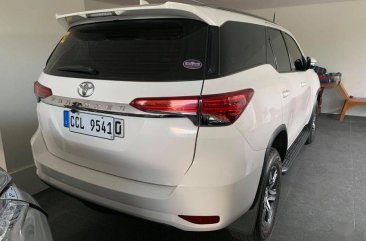 White Toyota Fortuner 2017 SUV at Automatic Diesel for sale in Quezon City