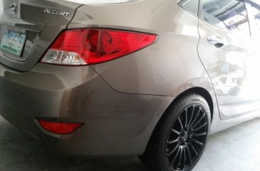 Sell 2nd Hand 2012 Hyundai Accent Manual Gasoline at 60000 km in Quezon City