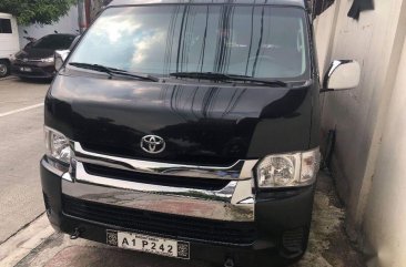 Selling 2nd Hand Toyota Hiace 2018 Manual Diesel at 6000 km in Quezon City
